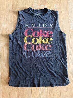 Graphic Muscle Tee - Enjoy Coke